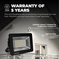 Ledvion Proyector LED 50W - Chip Osram - IP65 - 120lm/W - Color Blanco Natural - 5 años de garantía