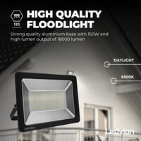Ledvion Proyector LED 150W - Chip Osram - IP65 - 120lm/W - Color Blanco - 5 años de garantía