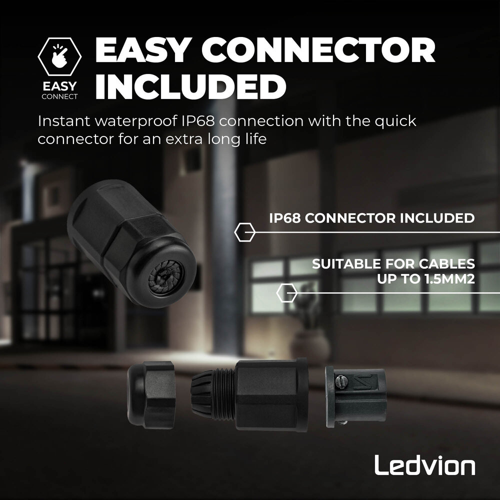 Ledvion Proyector LED 200W - Chip Osram - IP65 - 120lm/W - Color Blanco - 5 años de garantía