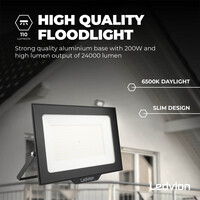 Ledvion Proyector LED 200W - Chip Osram - 24.000 Lumen - 6500K