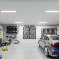 Ledvion Pantalla Estanca LED 120CM - IP65 - Clips de Acero Inoxidable