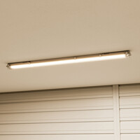 Ledvion Pantalla Estanca LED 120CM - 18W - 1800 Lúmenes - 4000K - IP65 - con Tubo LED