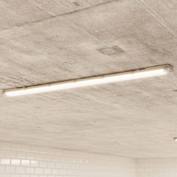 Ledvion Pantalla Estanca LED 150CM - 22W - 2200 Lúmenes - 4000K - IP65 - con 2x Tubo LED