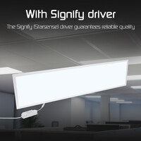 Ledvion 6x Panel LED 120x30 - 36W - 100 Lm/W - 6500K - Sin Parpadeos - UGR <22 - 3 años de garantía