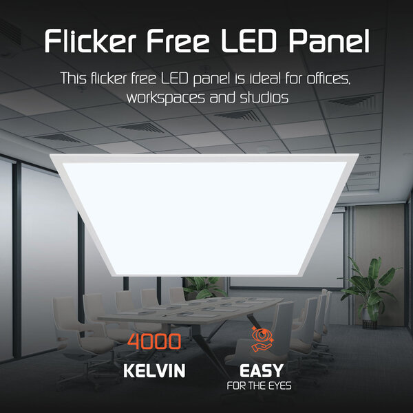 Ledvion Panel LED 62x62 - Lumileds - 36W - 125Lm/W - 6500K - 5 años de garantía