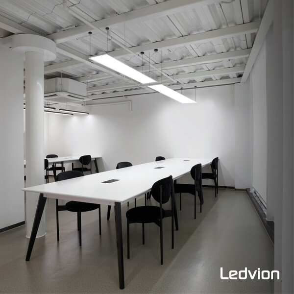 Ledvion Panel LED Lumileds 120x30 - 36W - 4000K - 125 lm/W - UGR <22 - 5 años de garantía - Incl. Driver LED Regulable
