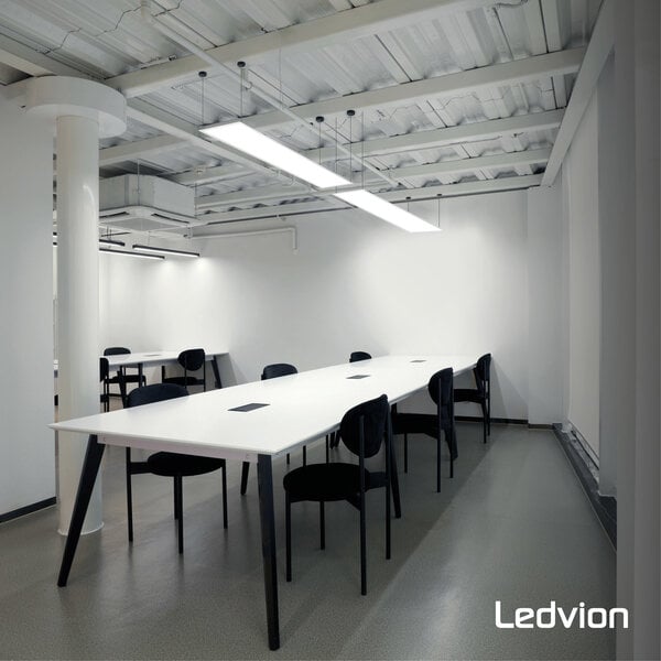 Ledvion Panel LED Lumileds 120x30 - 36W - 6500K - 125 lm/W - UGR <22 - 5 años de garantía - Incl. Driver LED Regulable