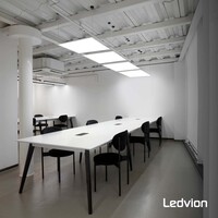 Ledvion 6x Panel LED 60x60 - 36W - Lumileds - 125Lm/W - 4000K - UGR <22 - 5 años de garantía