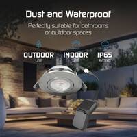 Ledvion 6x Focos Empotrables LED Níquel - IP65 - 3W - CCT - Ø86 mm - 5 años de garantía - Para el baño