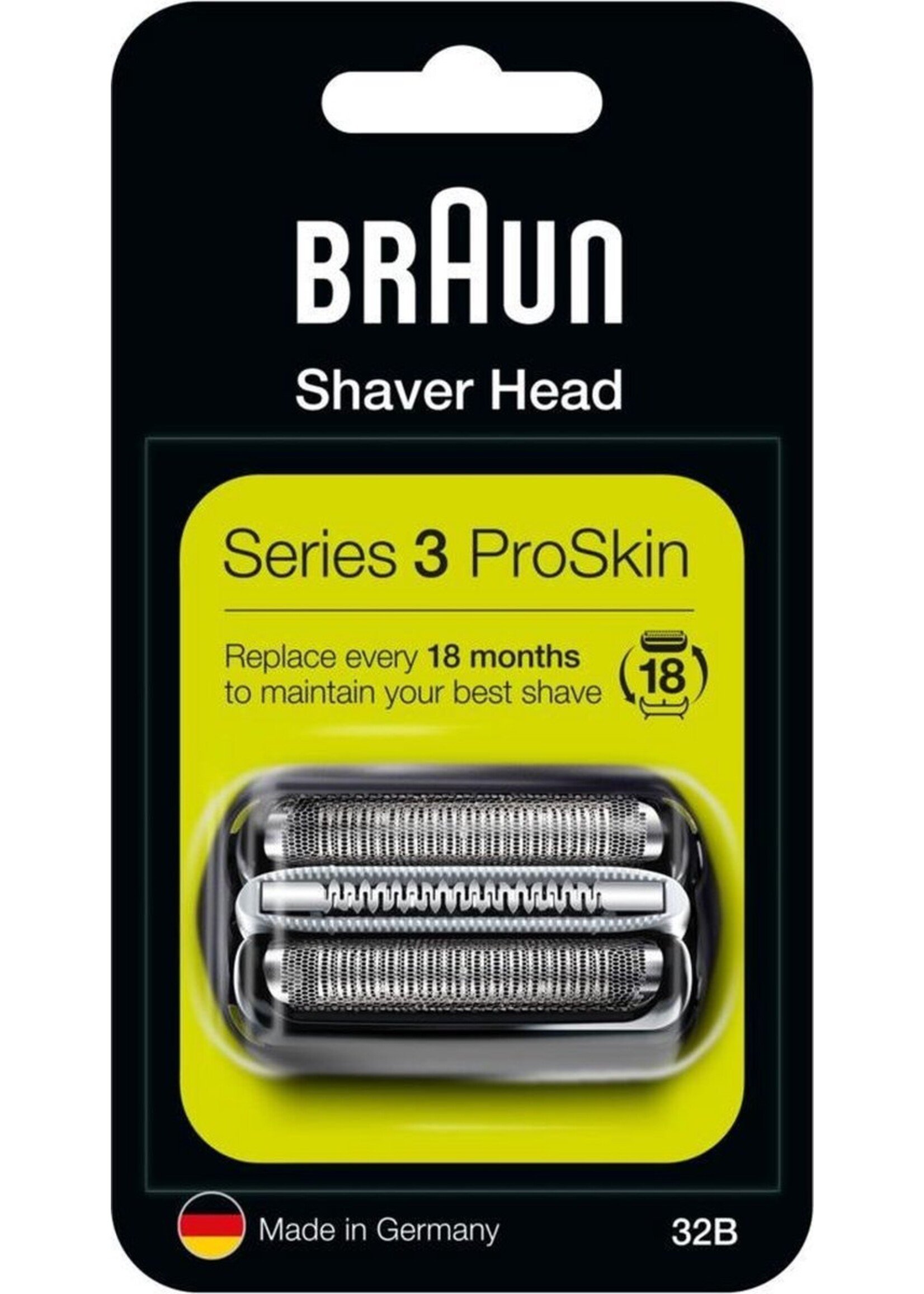 Oralb Braun Braun Series 3 32B - Elektrisch Scheerapparaat Vervangende Scheerkop - Scheerblad Zwart