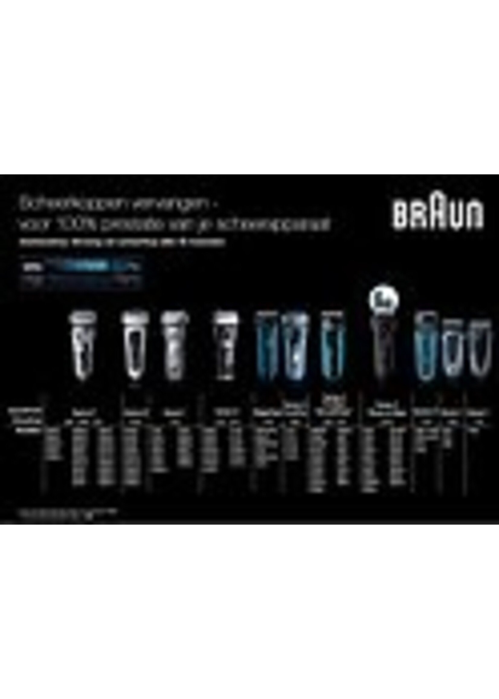 Oralb Braun Braun Series 3 32B - Elektrisch Scheerapparaat Vervangende Scheerkop - Scheerblad Zwart