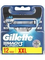 GILLETTE Gillette For Men |Gillette Mach3 Turbo - 12 Stuks - Scheermesjes