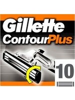 GILLETTE Gillette Contour Plus - 10 stuks - Wegwerpscheermesjes