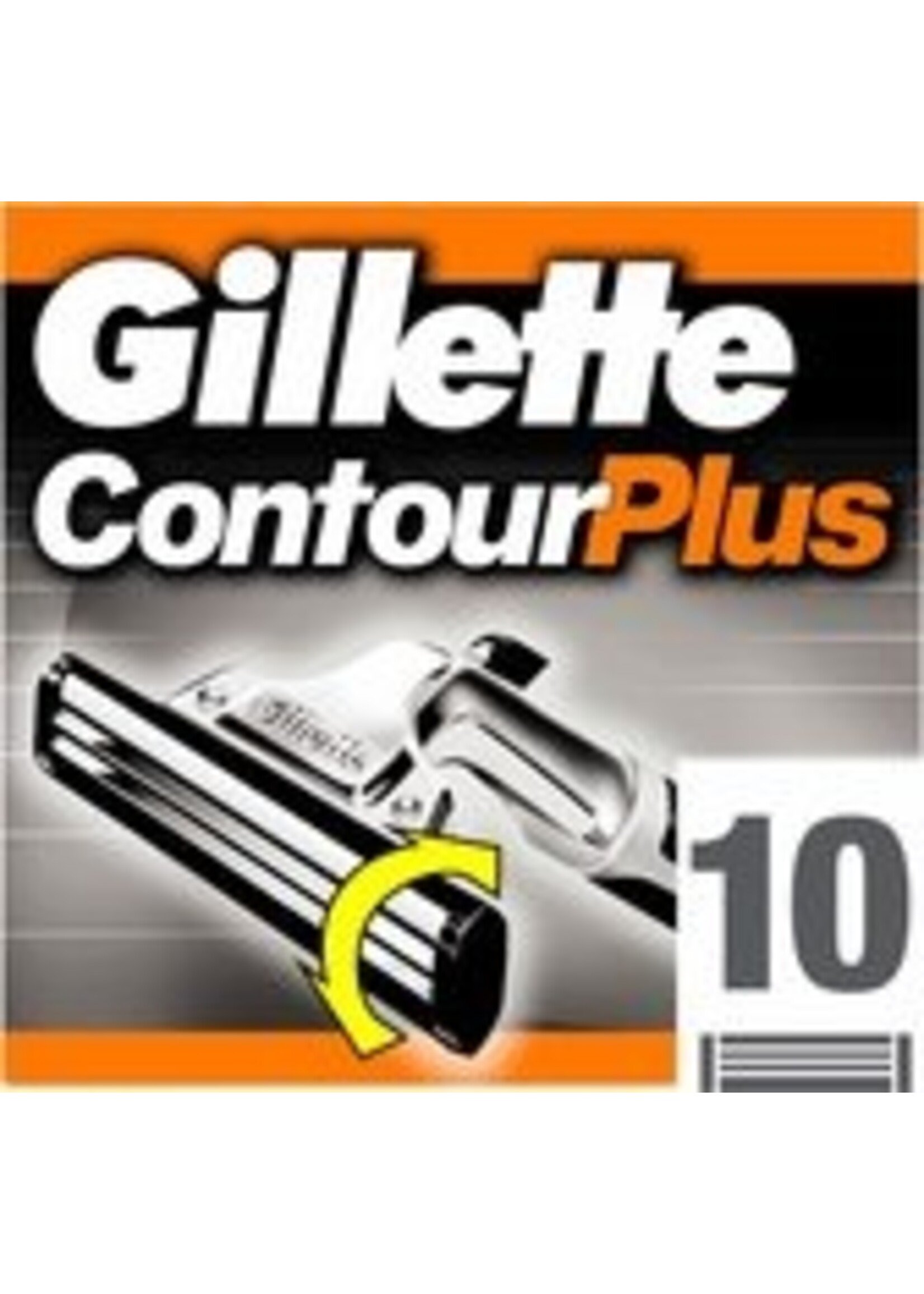 GILLETTE Gillette Contour Plus - 10 stuks - Wegwerpscheermesjes