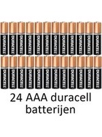 24 stuks AAA Duracell alkaline batterijen