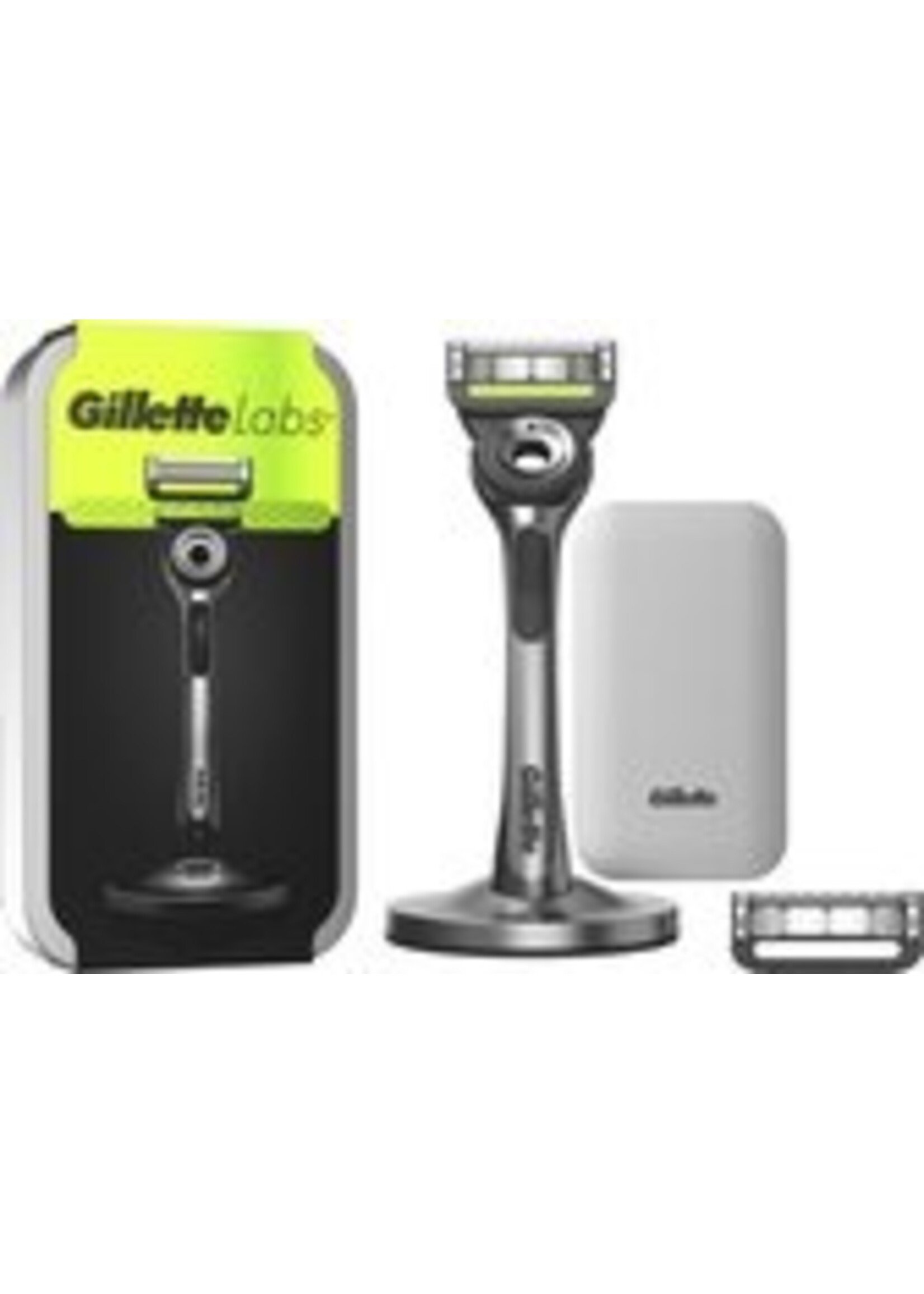 GILLETTE GilletteLabs With Exfoliating Bar Van Gillette - 1 Handvat - 2 Scheermesjes - Magnetische Houder - Travelcase