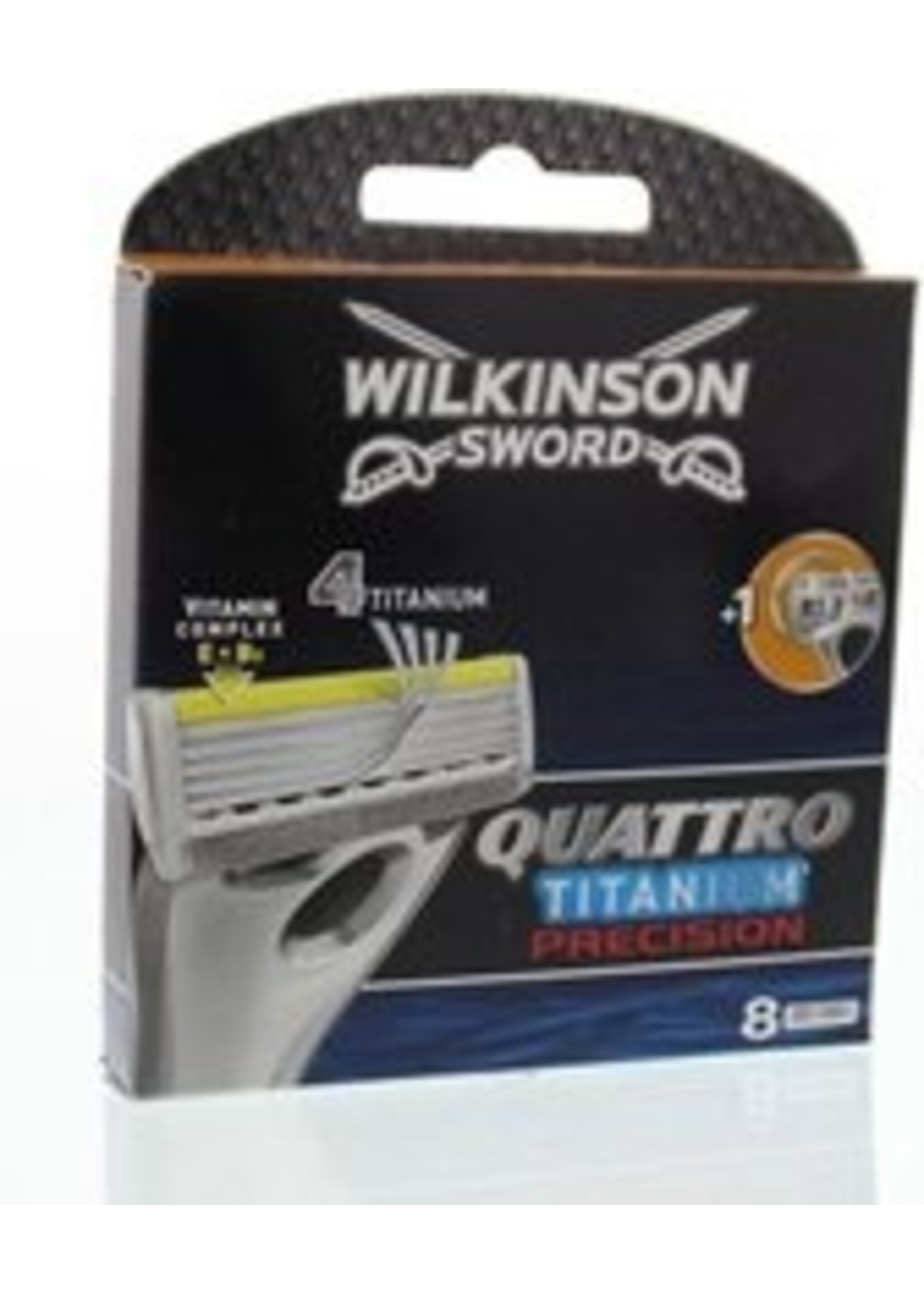 Wilkinson Sword Quattro Titanium Precision - 8 stuks - Scheermesjes