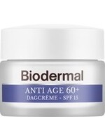 Biodermal Anti Age dagcrème 60+ - Dagcrème met hyaluronzuur en ceramide - met - SPF15 - Geeft de huid meer stevigheid - 50ml