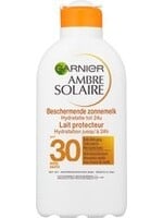 Garnier Ambre Solaire Hydraterende zonnebrandmelk SPF 30 - Zonnebrand tegen Uitdroging - 200 ml