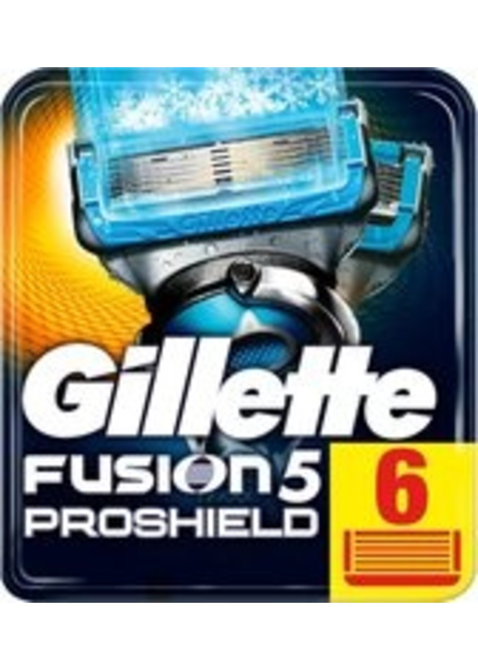 GILLETTE Gillette Fusion ProShield Scheermesjes Chill 6 stuks