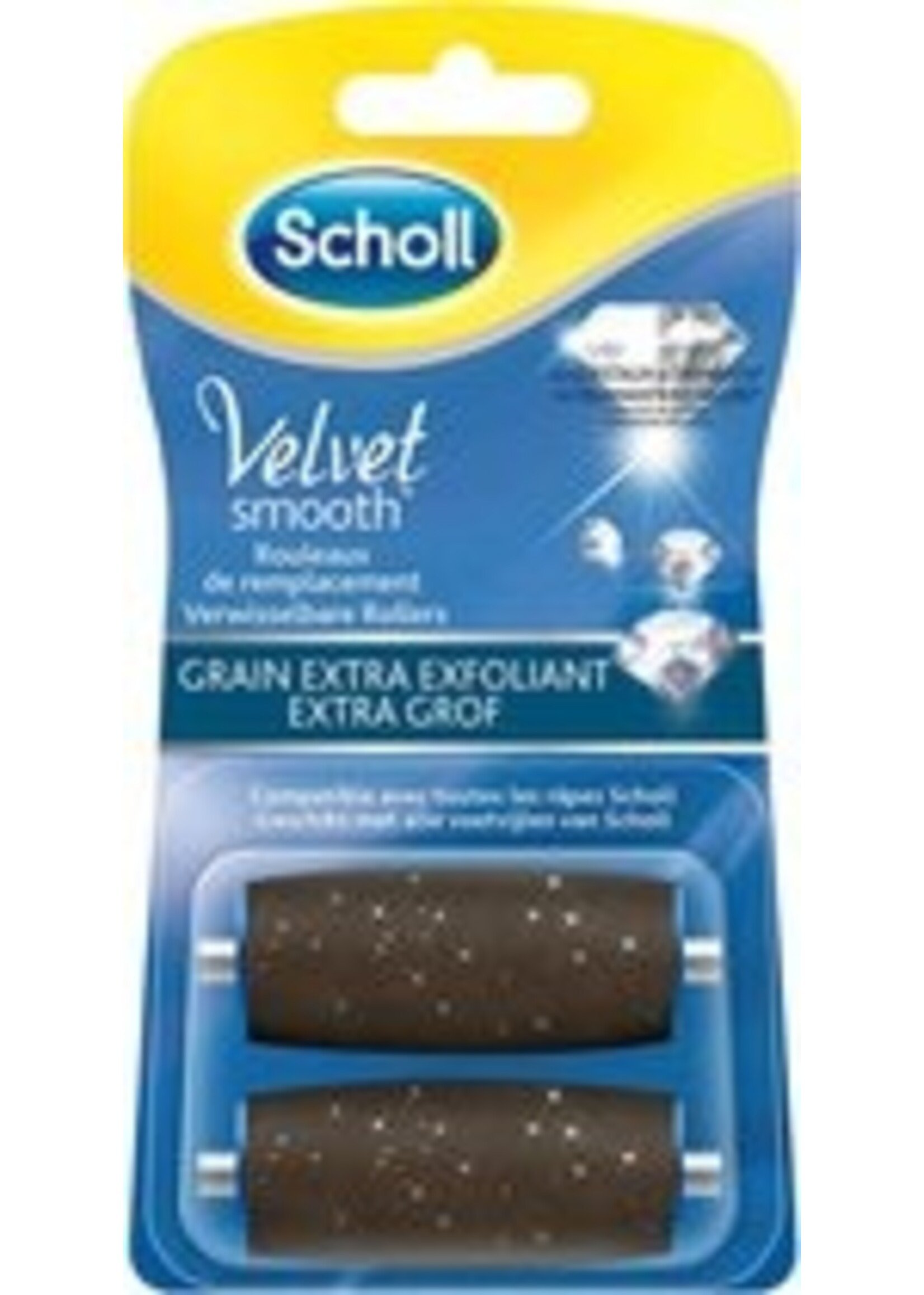 Scholl Voetvijl - Navulling Velvet Smooth - Extra Grof - 2 Stuks