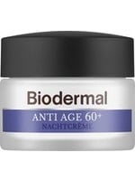 Biodermal Anti Age nachtcrème 60+ - Nachtcrème met niacinamide & sheaboter - Voedt en hydrateert intensief - Nachtcreme anti rimpel voor vrouwen - 50ml