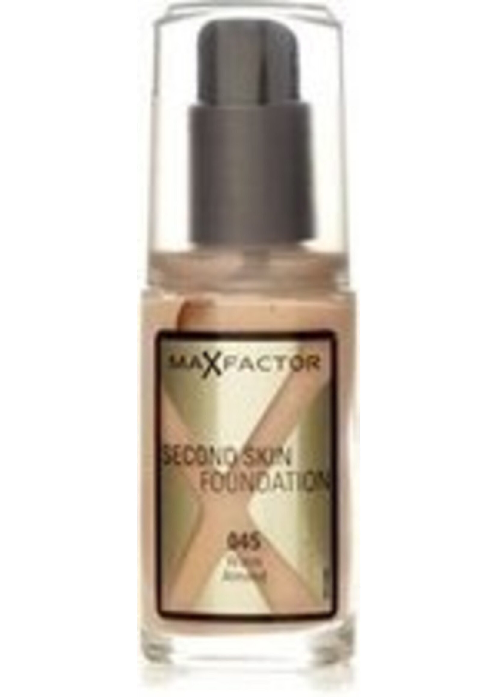 Max Factor Second Skin Foundation 045 warm almond