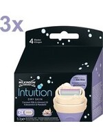 Wilkinson Intuition Dry Skin Scheermesjes - Voordeelverpakking 3 x 3 Stuks