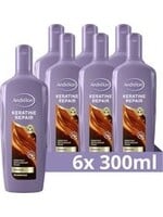 Andrélon Keratine Repair Shampoo - 6 x 300 ml - Voordeelverpakking