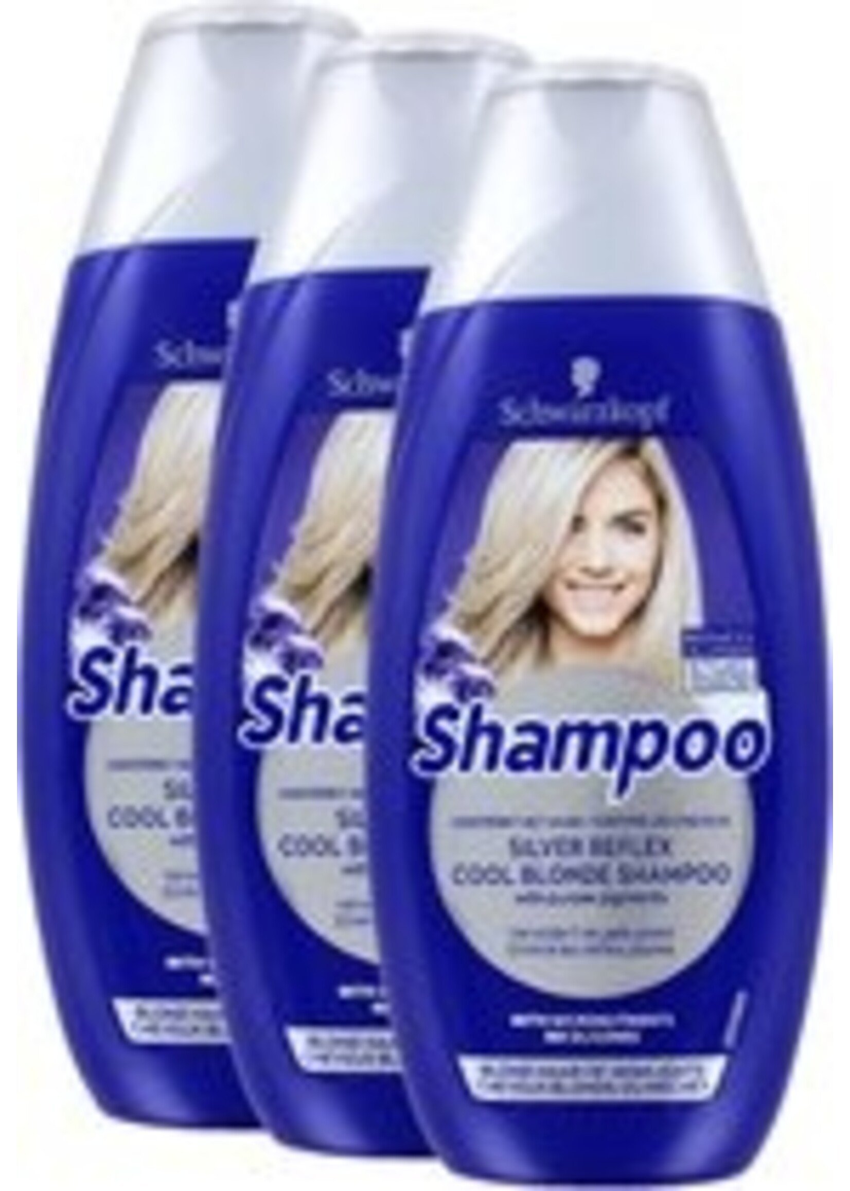 Schwarzkopf Shampoo - Reflex Silver (Zilvershampoo) - Voordeelverpakking 3 x 250 ML