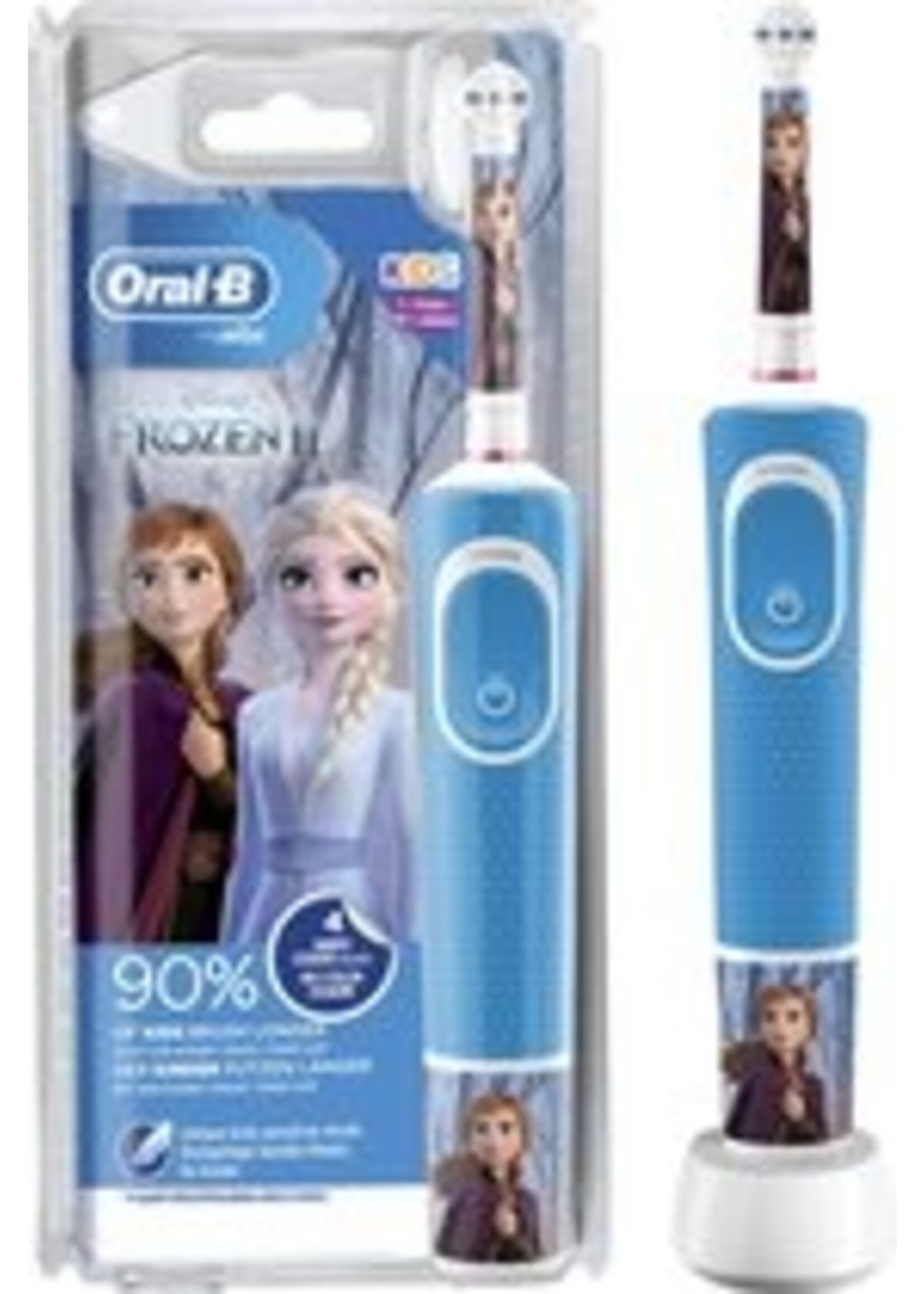 Oralb Braun Oral-B Kids Elektrische Tandenborstel - Disney Frozen Editie - Voor Kinderen Vanaf 3 Jaar