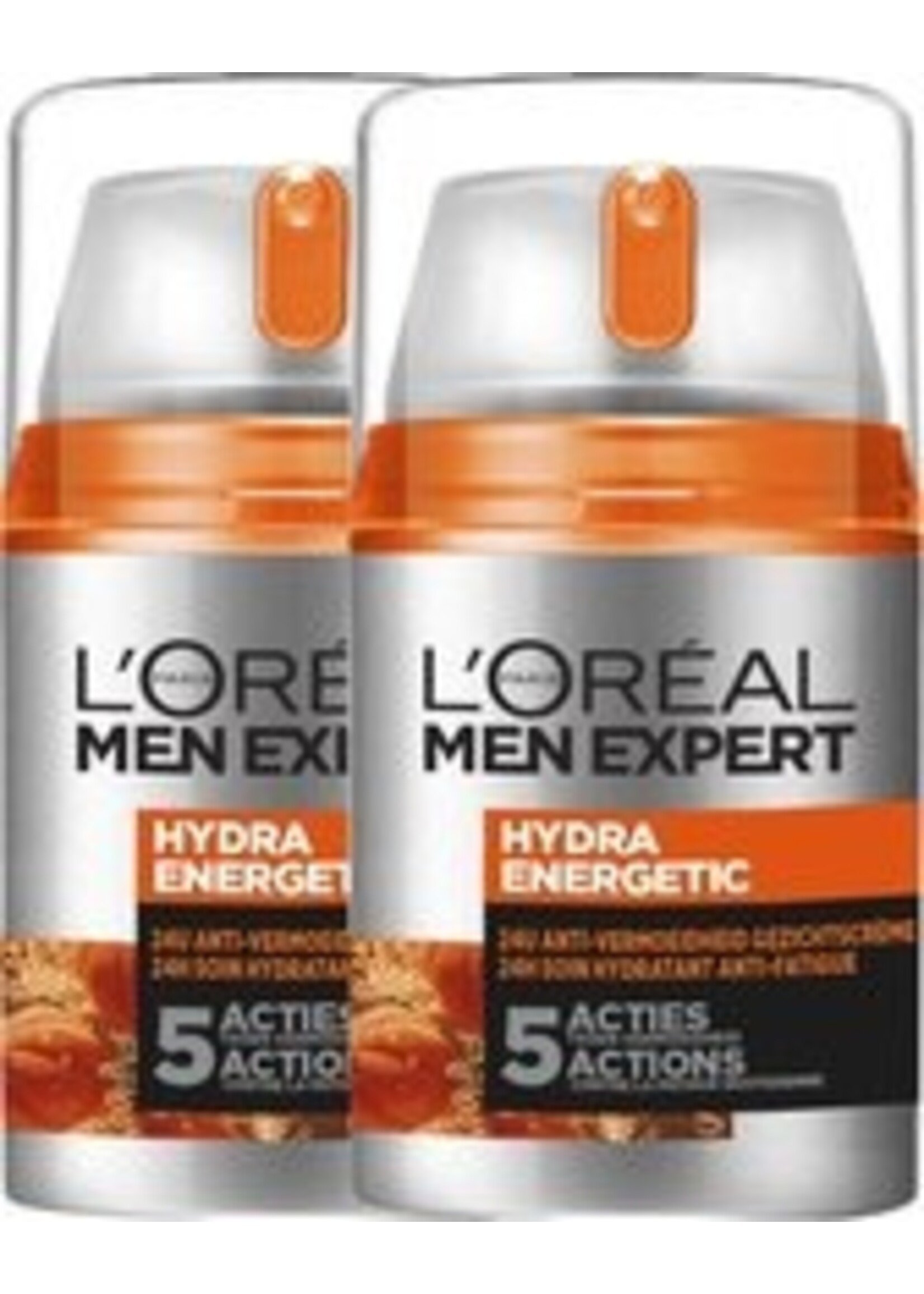 L'Oréal  L’Oréal Paris Men Expert Hydraterende Dagcrème - 2 x 50 ml