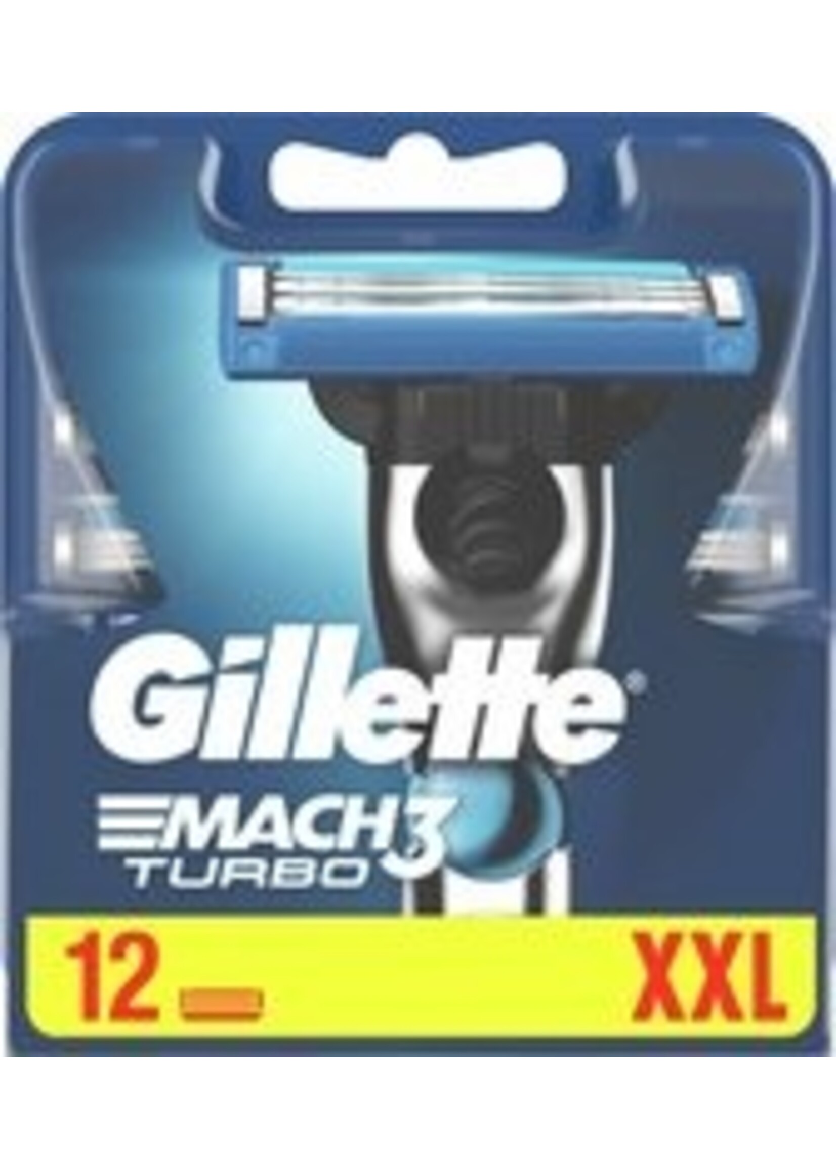 GILLETTE Gillette Mach3 Turbo - 12 Stuks - Scheermesjes