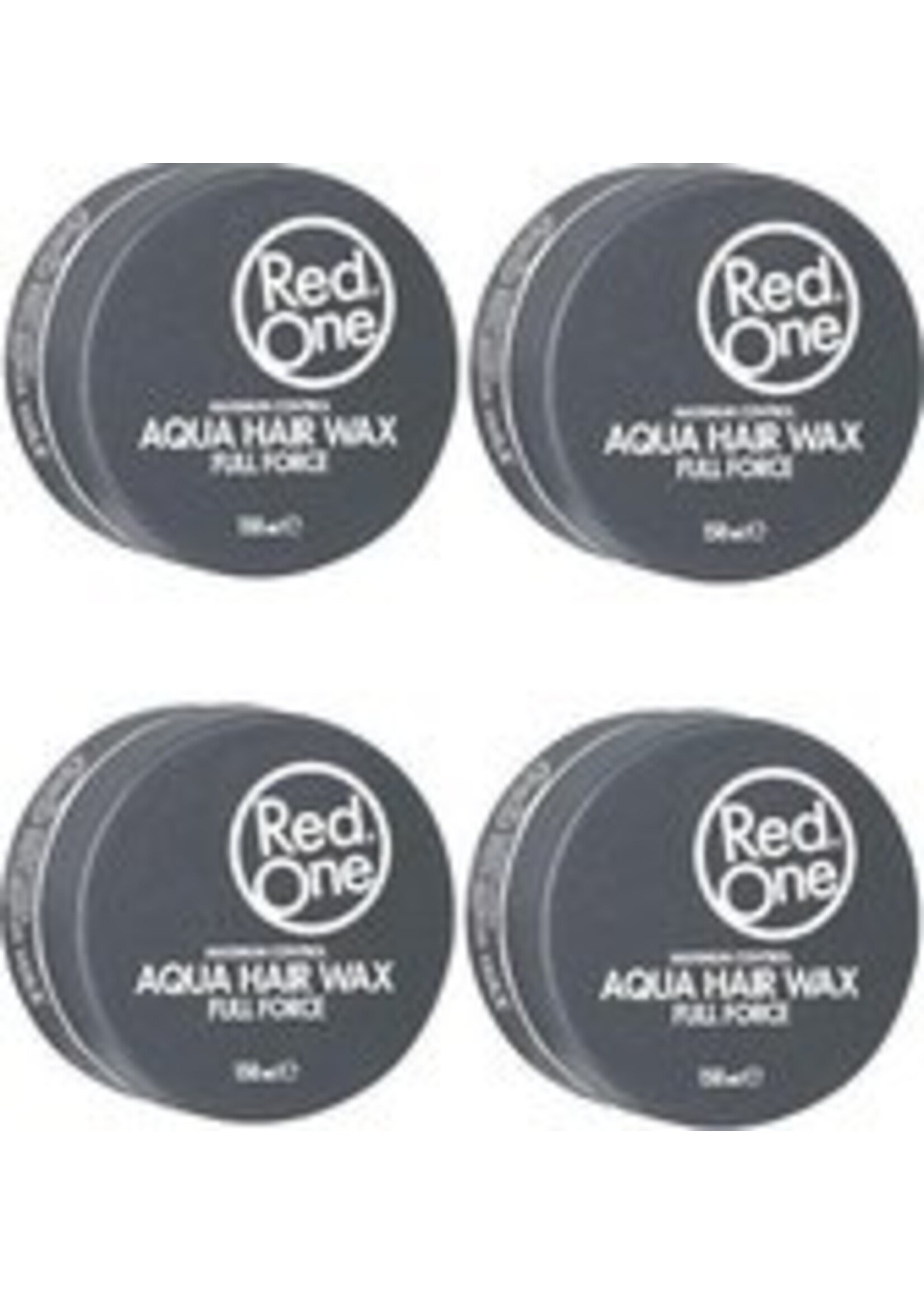 Red One Black Aqua Hair Wax Full Force - 4x 150 ml