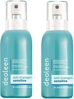 Deoleen Anti-transpirant - Pompspray Sensitive - Deodorant -2 stuks