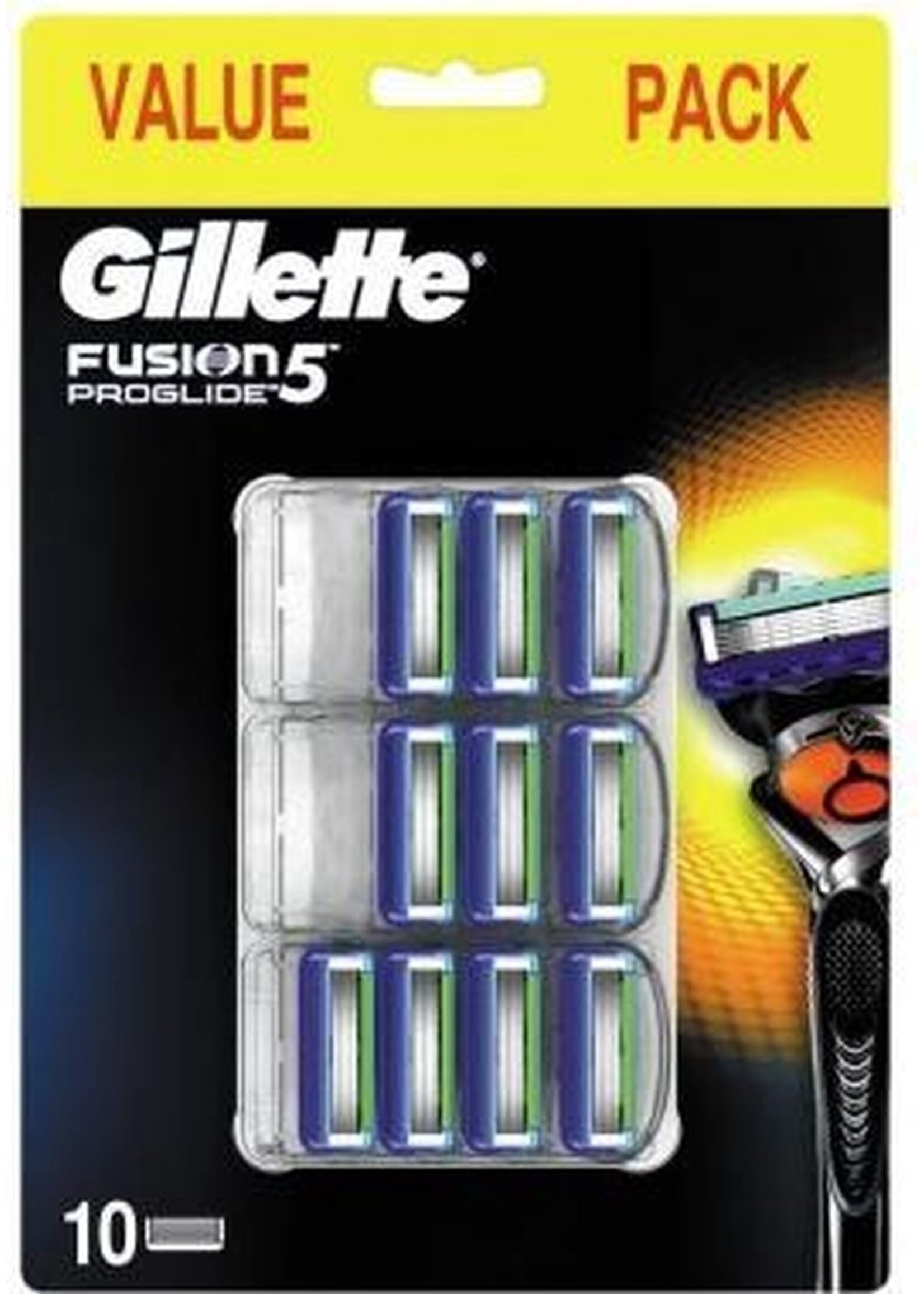 GILLETTE Gillette Fusion proglide 10 stuks