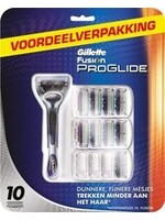 GILLETTE Gillette ProGlide Manual scheersysteem + 9 stuks scheermesjes-voordeelverpakking