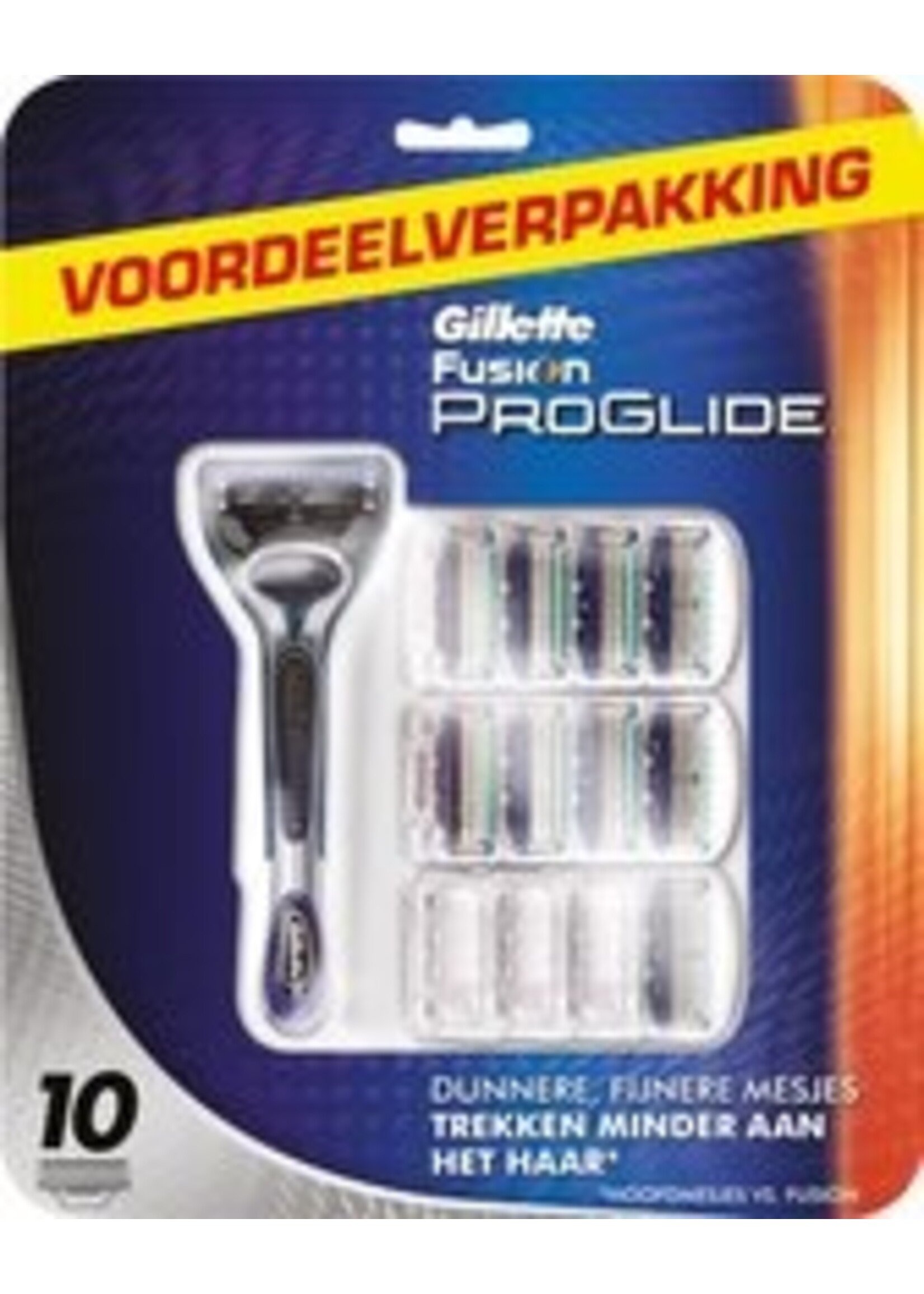 GILLETTE Gillette ProGlide Manual scheersysteem + 9 stuks scheermesjes-voordeelverpakking