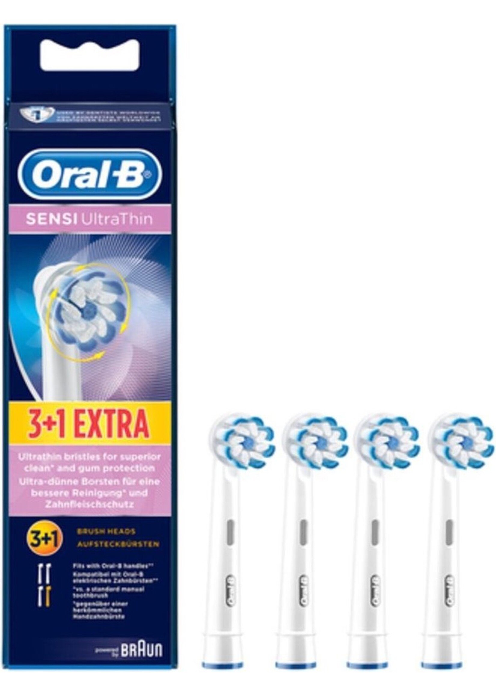 Oralb Braun Oral-B Sensi UltraThin Opzetborstels - 8 stuks