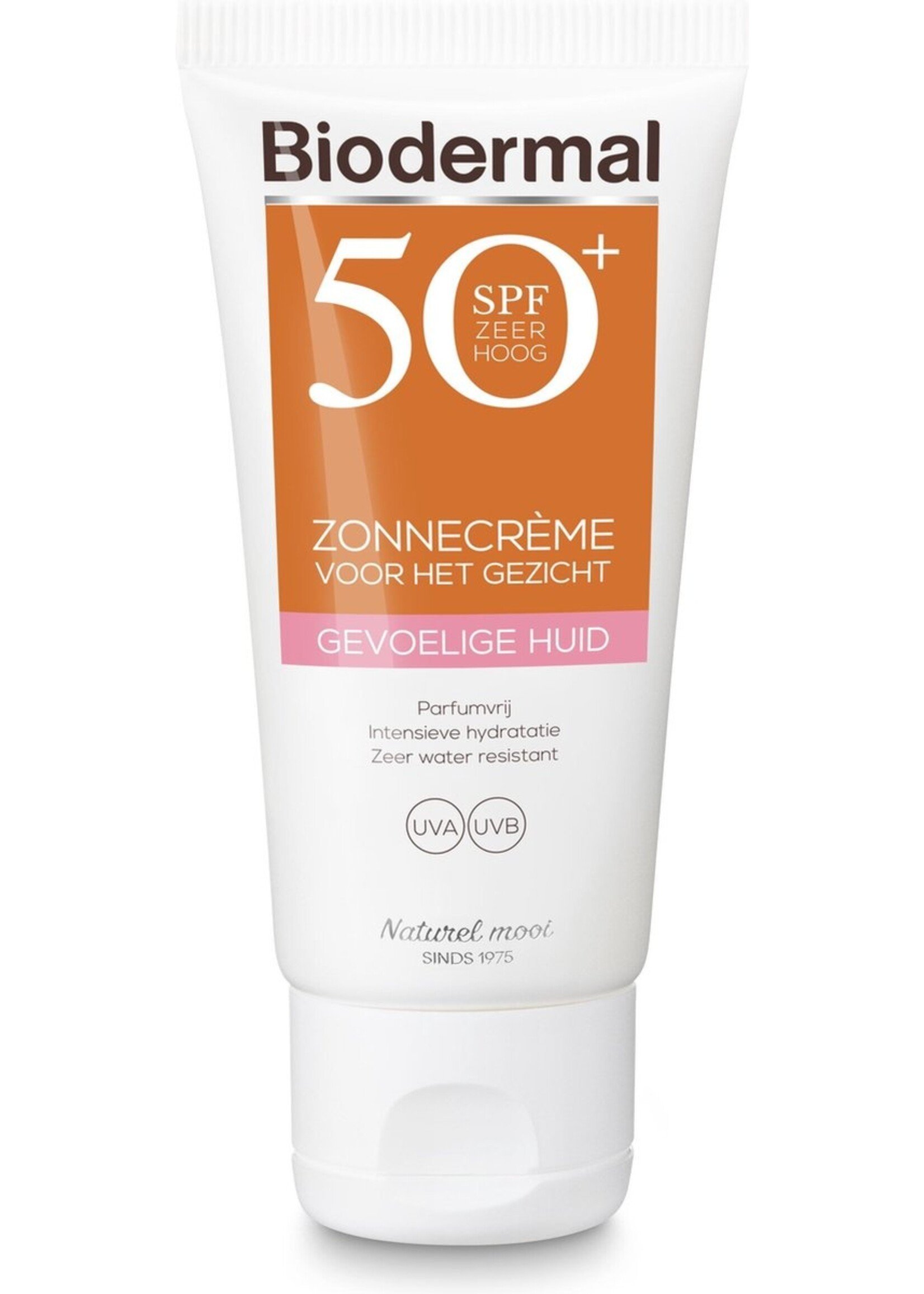 Biodermal Zonnebrand voor de Gevoelige huid - SPF 50 - Zonnebrand voor het gezicht  - 50ml