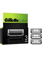 GILLETTE Gillette Navulmesjes Voor GilletteLabs - Exfoliating Bar En Heated Razor - 3 Scheermesjes