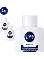 NIVEA MEN Sensitive - 2 x 100 ml - voordeelverpakking - Aftershavebalsem