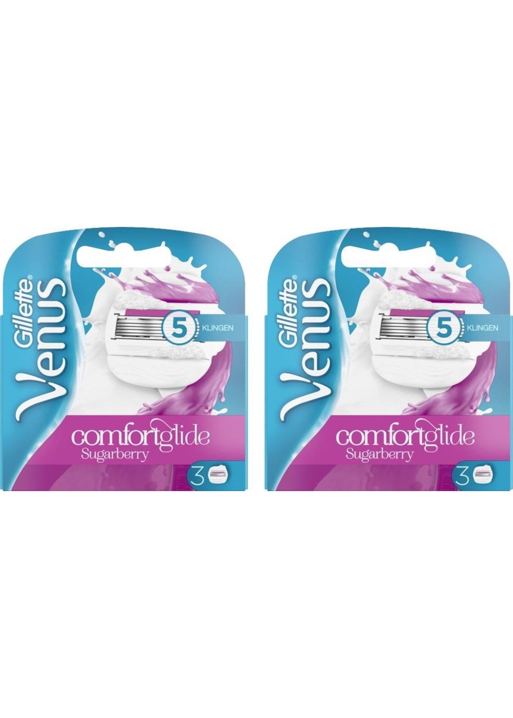 GILLETTE Gillette Venus Sugarberry - 6 scheermesjes (2x3)