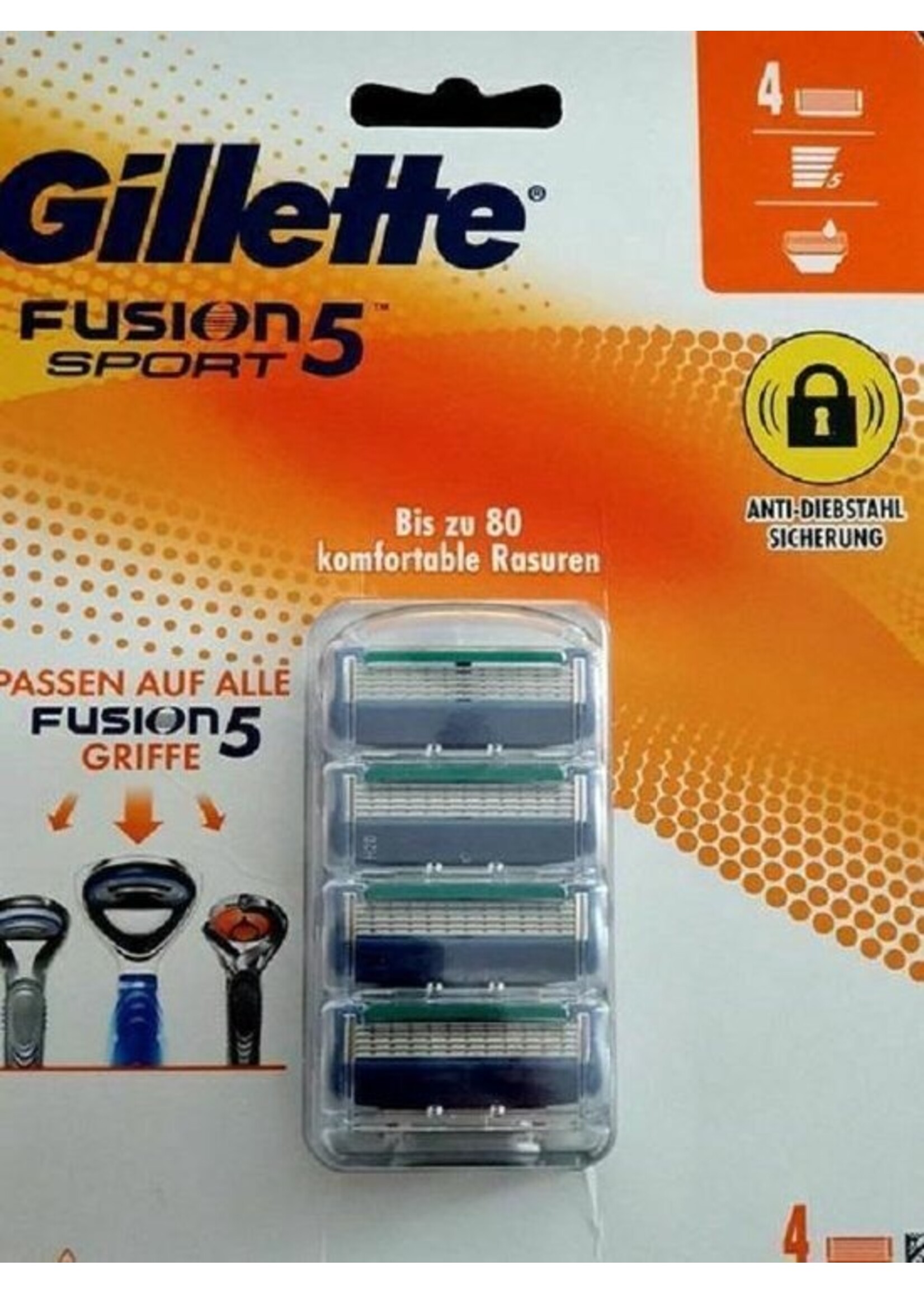 GILLETTE Gillette Fusion 5 (sport 4st)