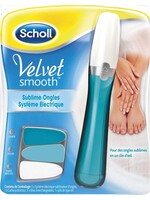 Scholl Velvet Smooth Elektrisch Nagelvijl Blauw - 1 stuk