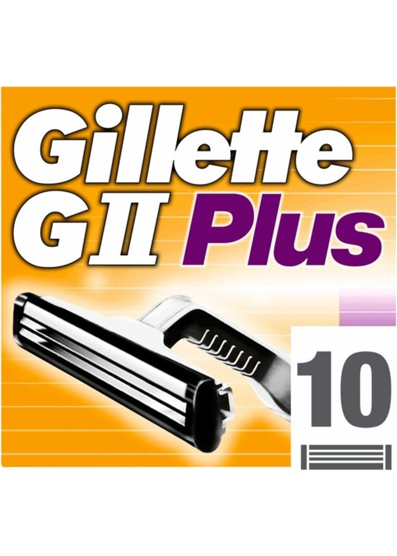 Gillette GII Plus Wegwerpscheermesjes Mannen - 10 stuks