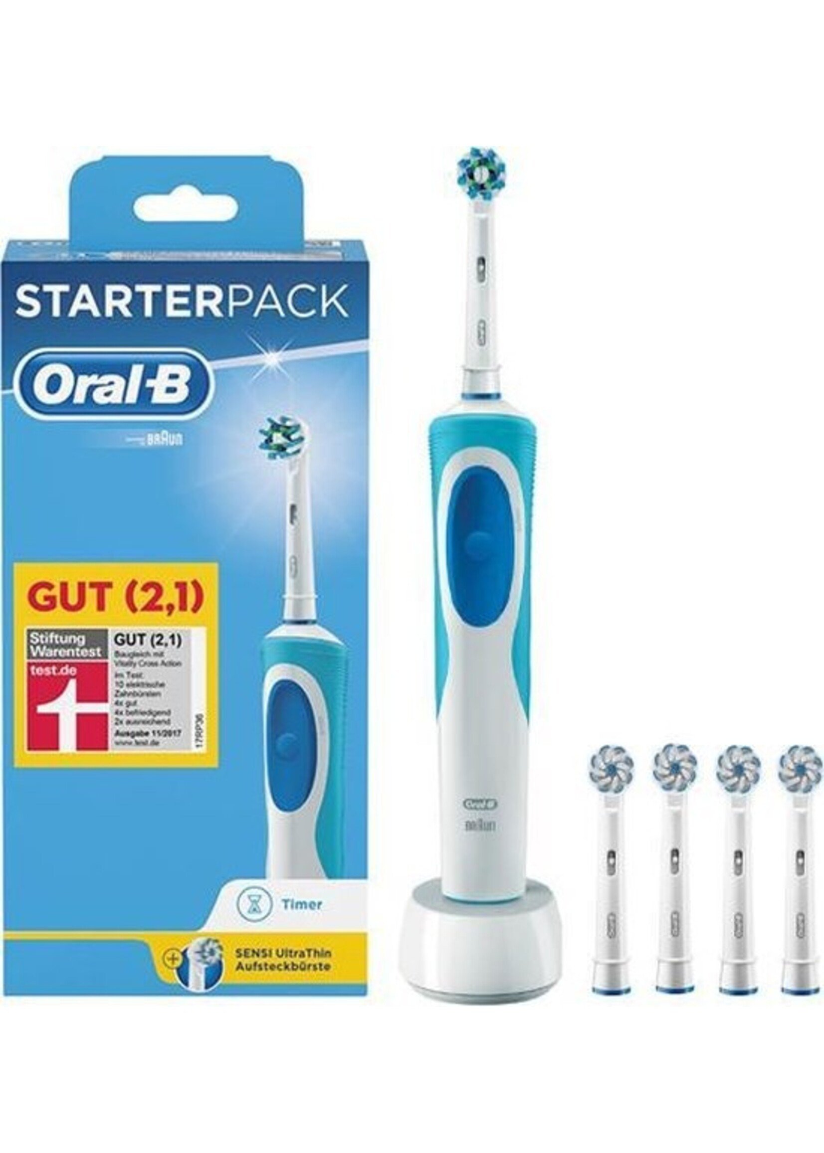 Oralb Braun Oral-B PRO Vitality Cross Action + 4 extra opzetborstels