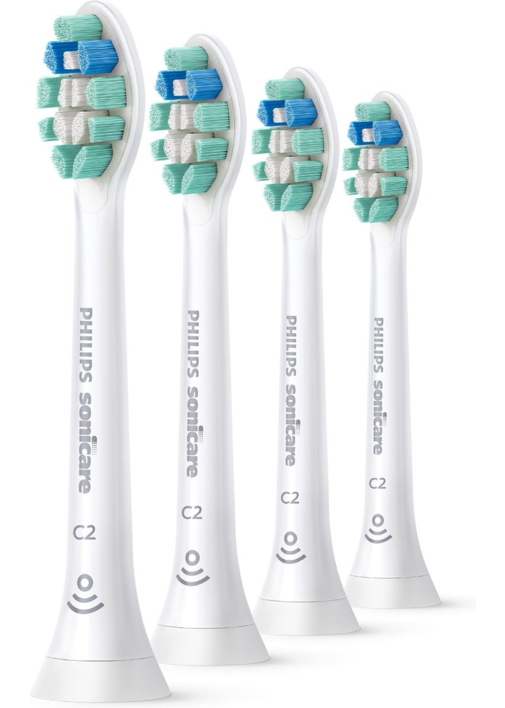 Philips Philips Sonicare C2 Optimal Plaque Defence HX9024/10 - Opzetborstels - 4 stuks