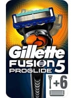 Gillette Fusion 5 ProGlide Scheersysteem Met FlexBall Technologie + 6 Scheermesjes Mannen