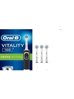 Oralb Braun Oral-B PRO Vitality Cross Action - Elektrische tandenborstel - 3 extra opzetborstels